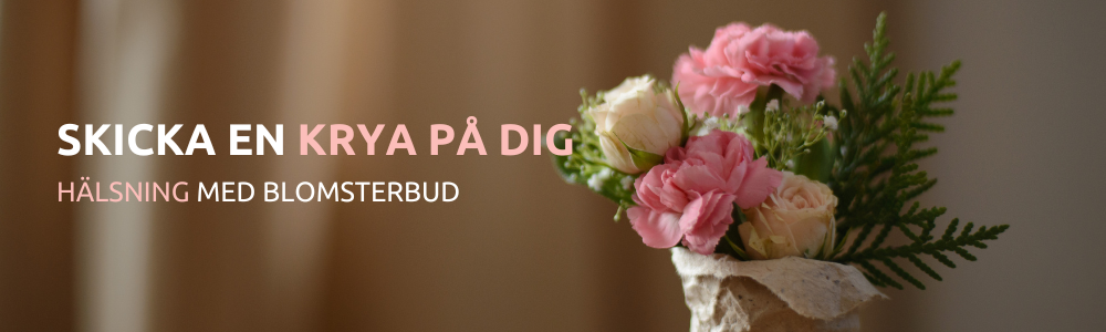 krya på dig blommor