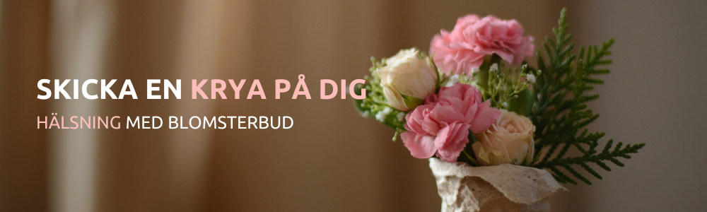 krya på dig blommor